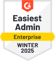 G2 Easiest Admin Enterprise Inverno 2025