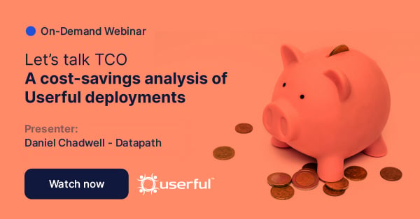 Webinar de usuários, Vamos falar de TCO, Uma análise de economia de custos de implantações de usuários, apresentada por Daniel Chadwell da Datapath