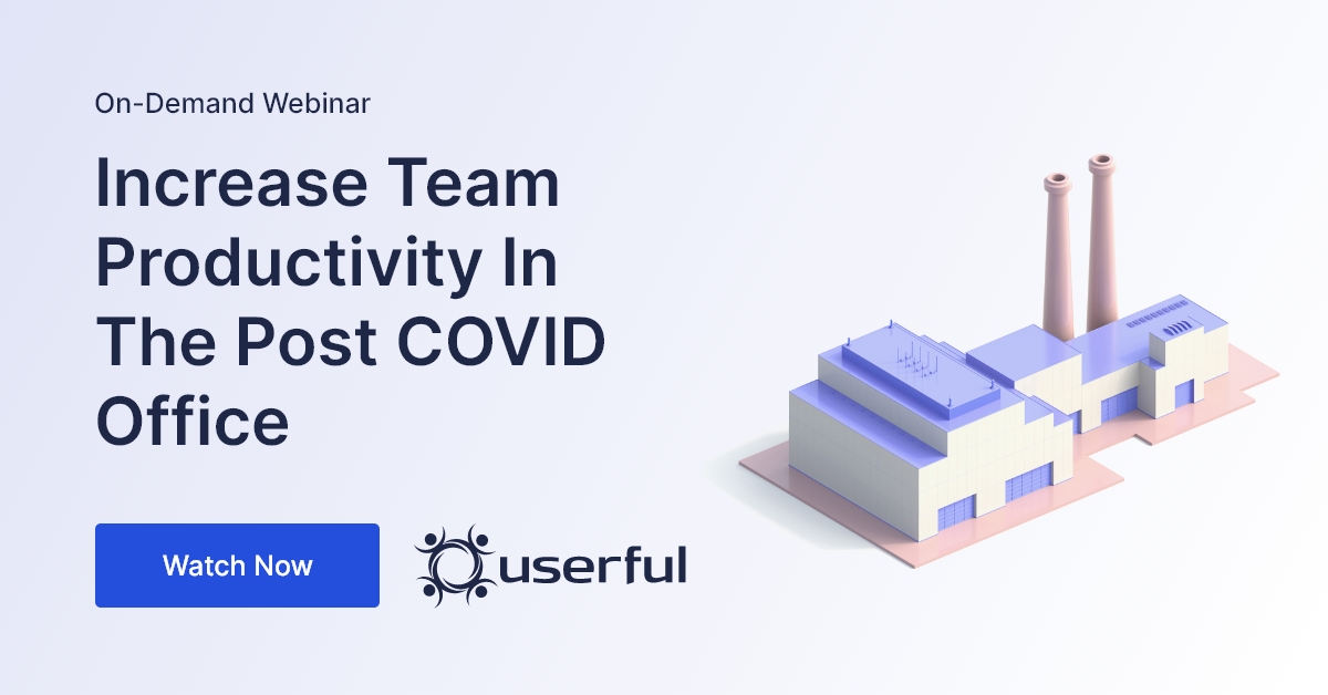 Webinar de usuário, aumentar a produtividade da equipe no escritório do Correio COVID, e um gráfico de fábrica em pastel 3D
