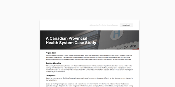 Uma cobertura de estudo de caso do sistema de saúde da província canadense