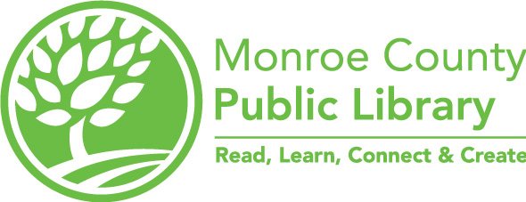 Logotipo da Biblioteca Pública do Condado de Monroe