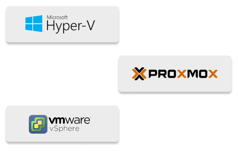 Hyper-V, Promax, vm-ware vSphere