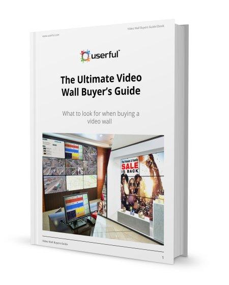 Book: Userful's The Ultimate Video Wall Buyer's Guide: What to look for when buying a video wall