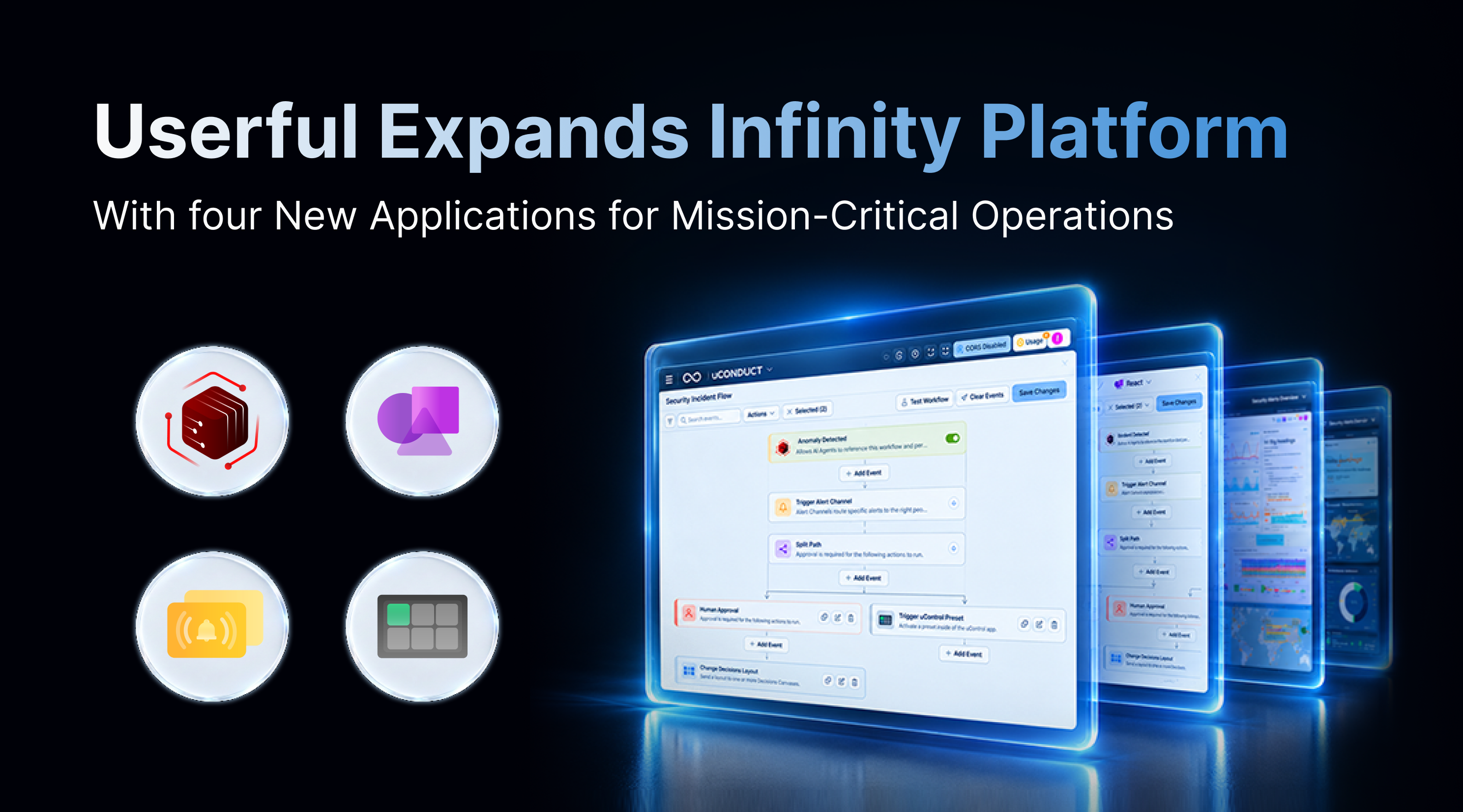A Userful amplia a plataforma Infinity com quatro novos aplicativos para operações de missão crítica